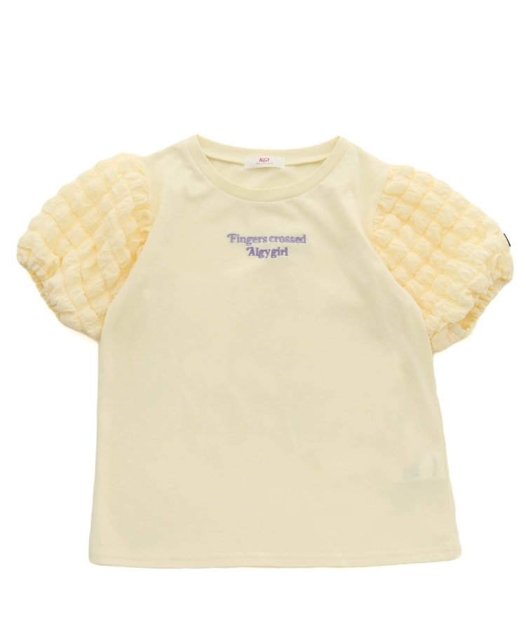 泡泡袖漸變短袖T-shirt