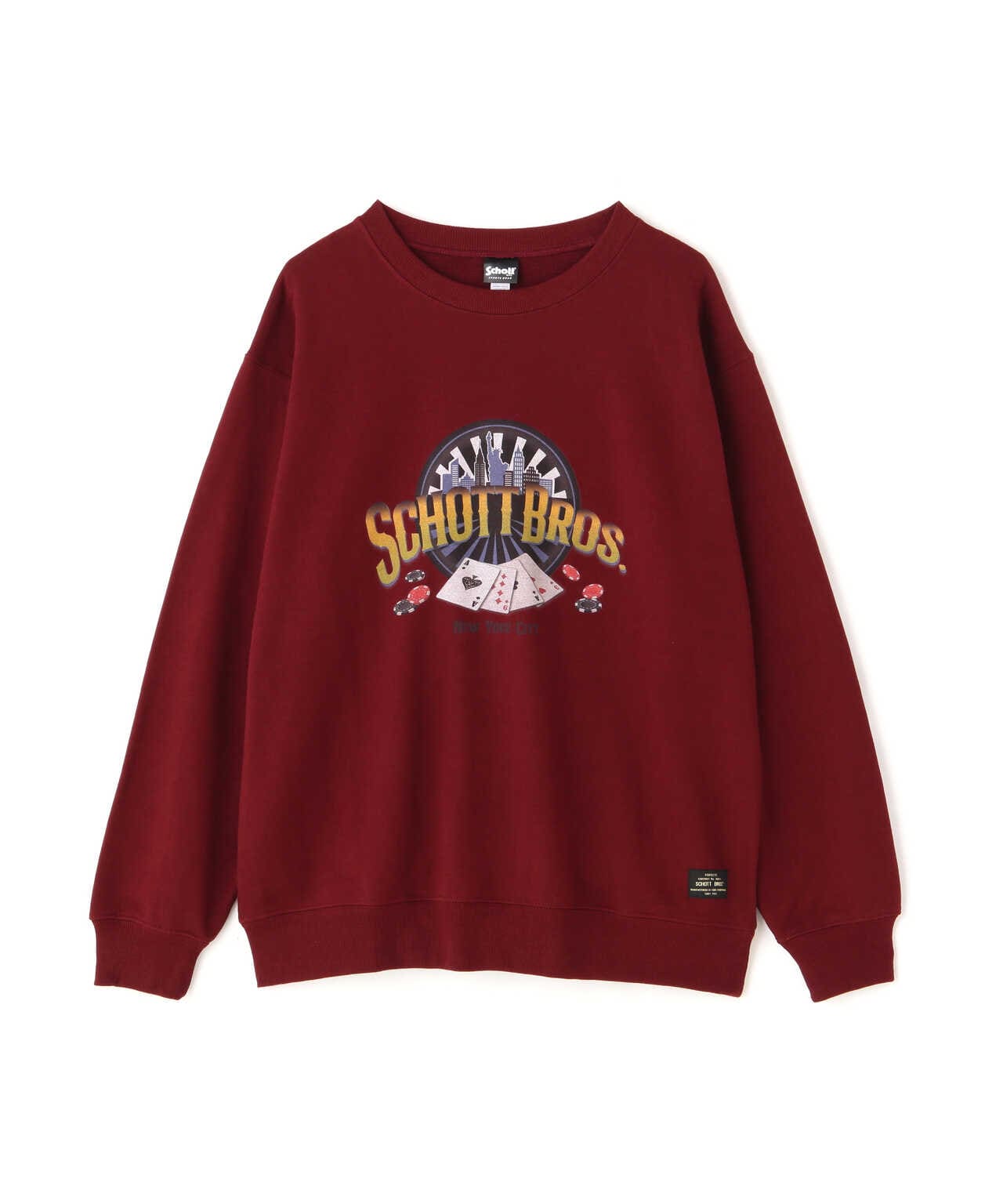 衛衣 "SCHOTT CARD"