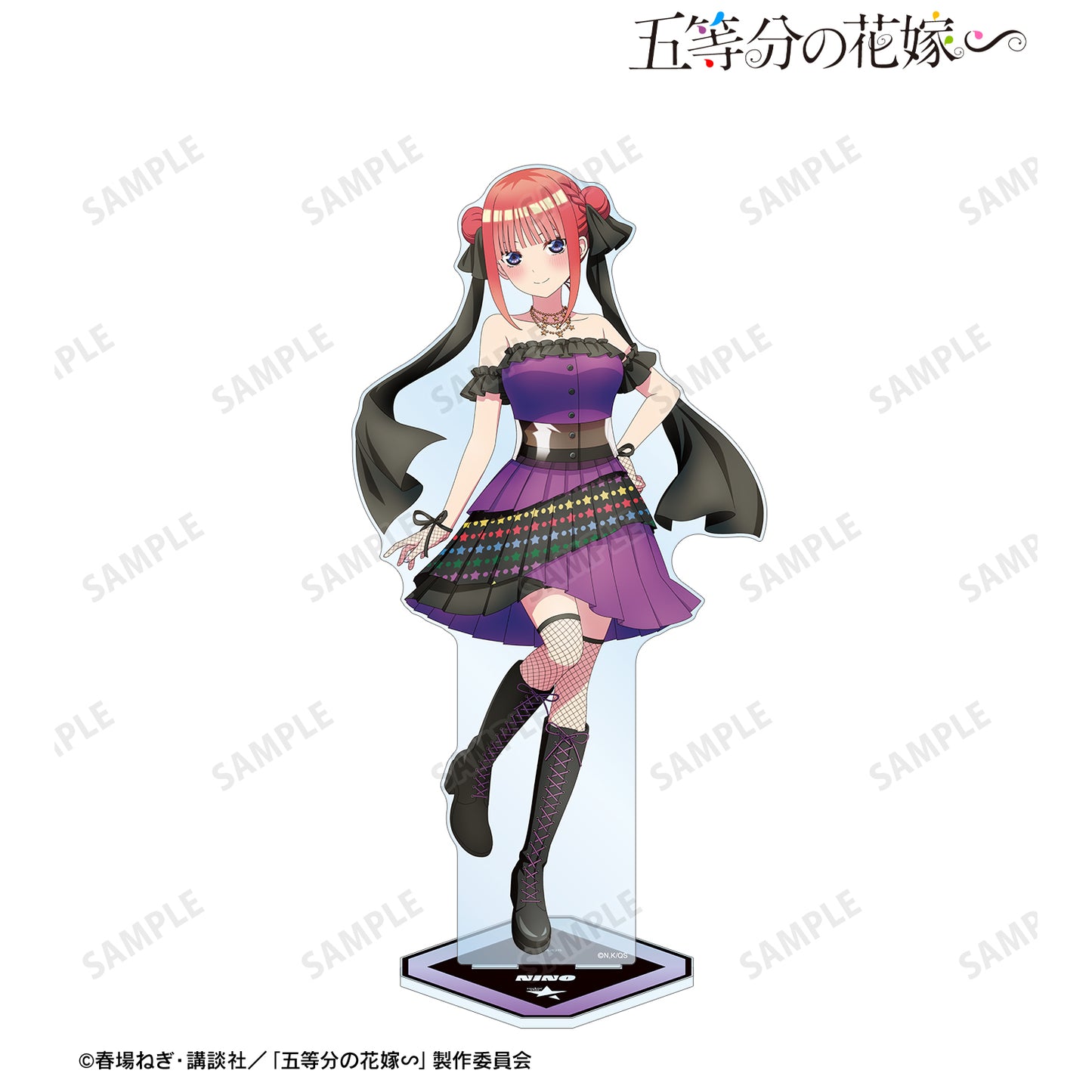 《五等分的新娘》∽_rockin’star合作 描繪中 二乃 中野 搖滾偶像版 特大亞克力支架