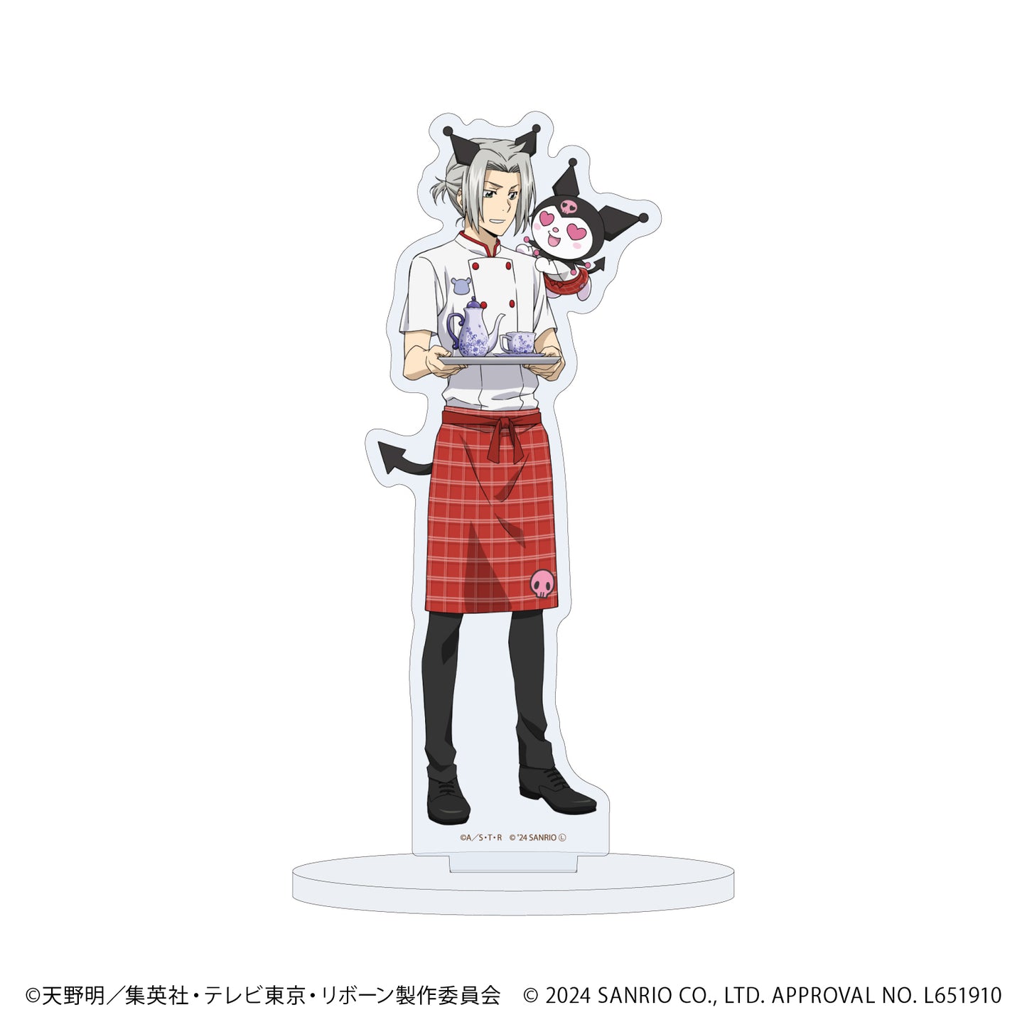 《家庭教師HITMAN REBORN!》×SANRIO CHARACTERS 亞克力支架20/獄寺隼人×《庫洛米》(合作插圖)