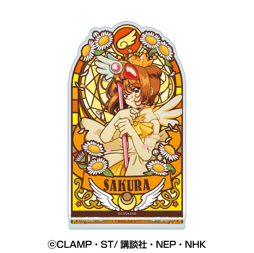 《魔卡少女櫻》- 玻璃彩繪風亞克力立牌③ 木之本櫻C