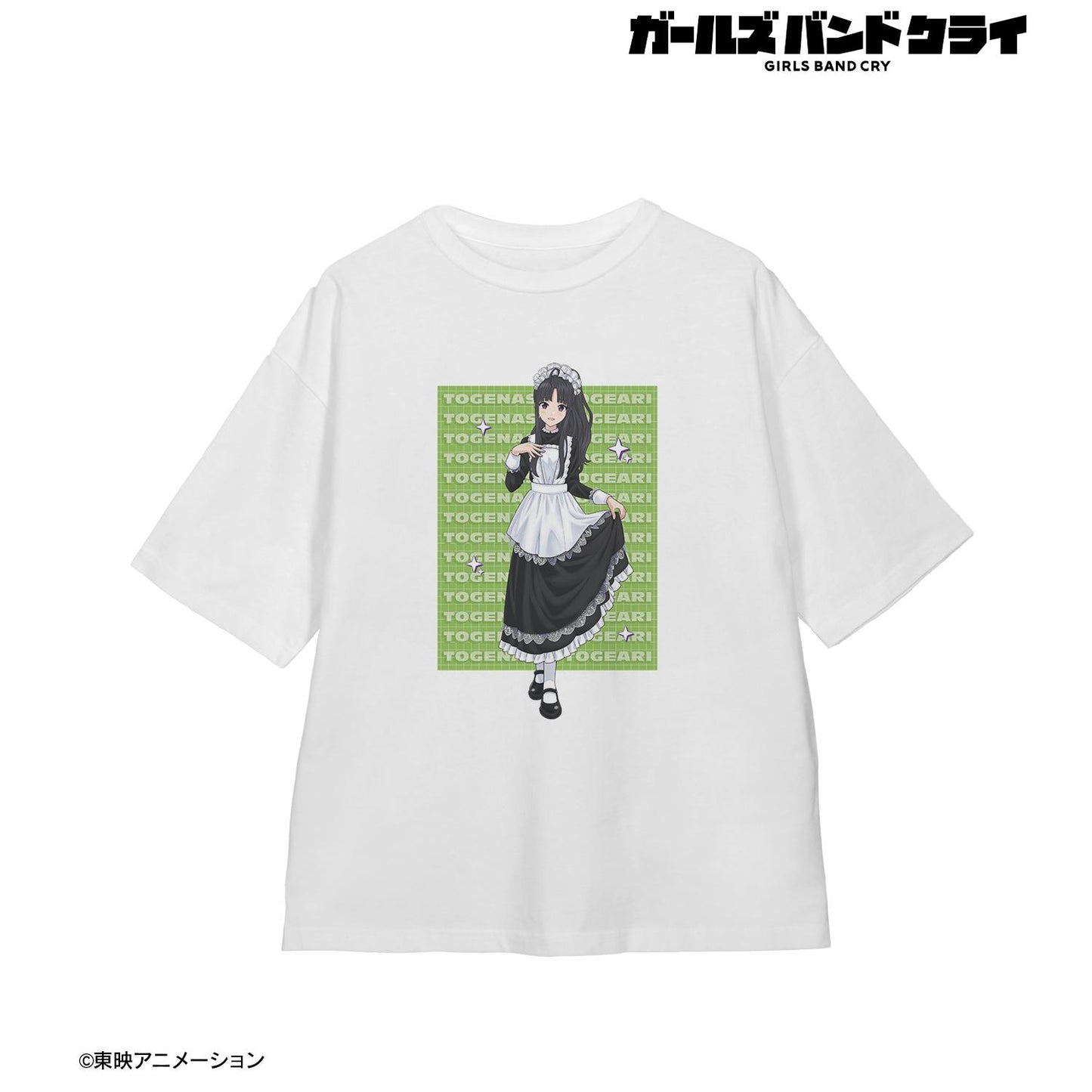 《哭泣少女樂隊》_(尺碼/XL)_描繪新作 安和 すばる 女僕風款 大尺寸T恤 男女通用