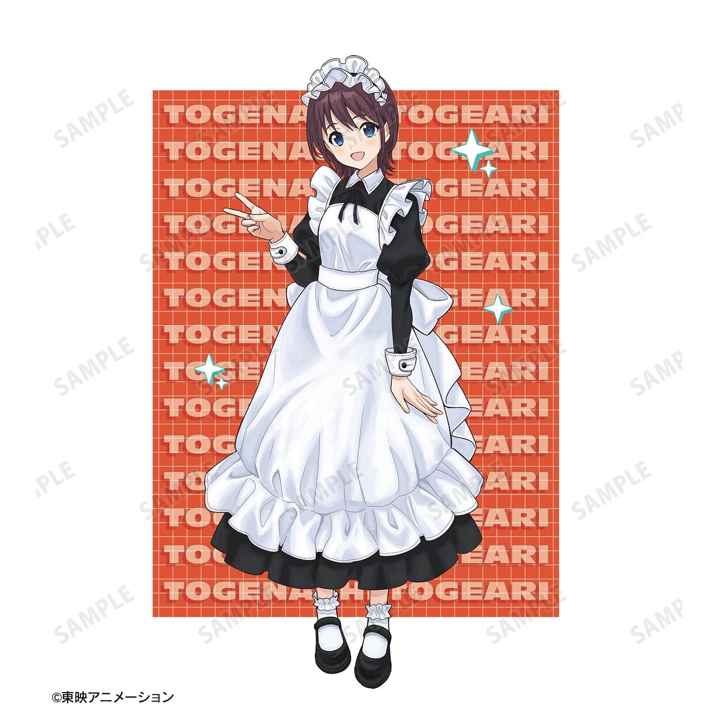 《哭泣少女樂隊》_(尺碼/XL)_描繪新作 井芹 仁菜 女僕風款 大尺寸T恤 男女通用