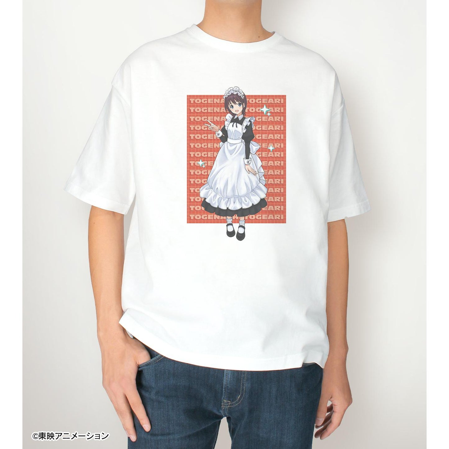 《哭泣少女樂隊》_(尺碼/S)_描繪新作 井芹 仁菜 女僕風款 大尺寸T恤 男女通用