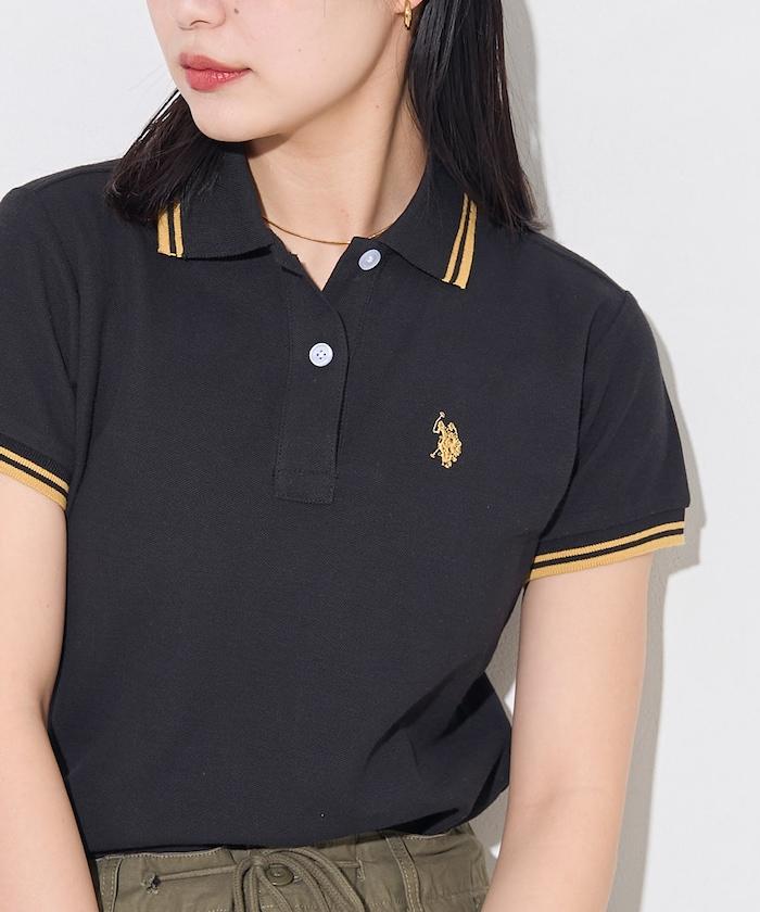 聯名 線條設計一點刺繡Polo衫