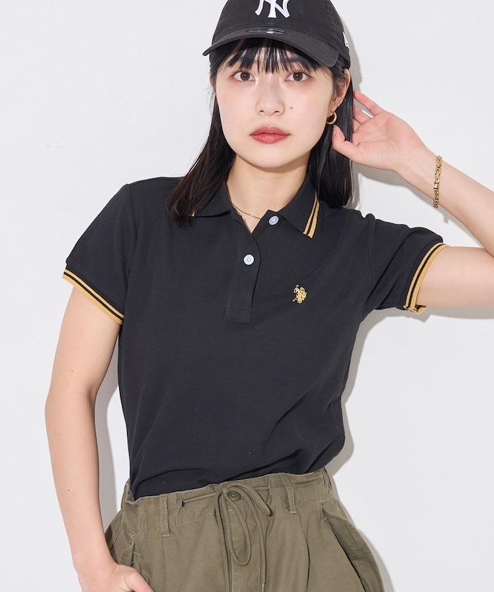 聯名 線條設計一點刺繡Polo衫
