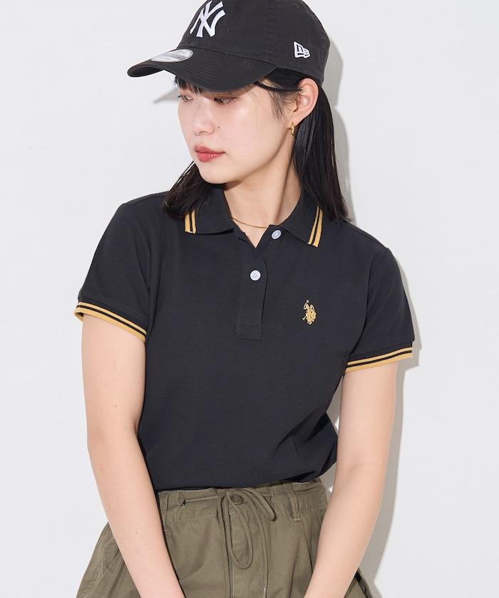 聯名 線條設計一點刺繡Polo衫