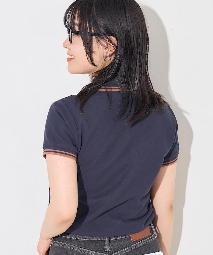 聯名 線條設計一點刺繡Polo衫