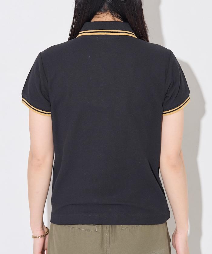 聯名 線條設計一點刺繡Polo衫