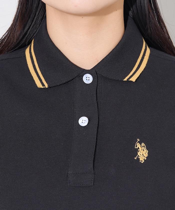 聯名 線條設計一點刺繡Polo衫