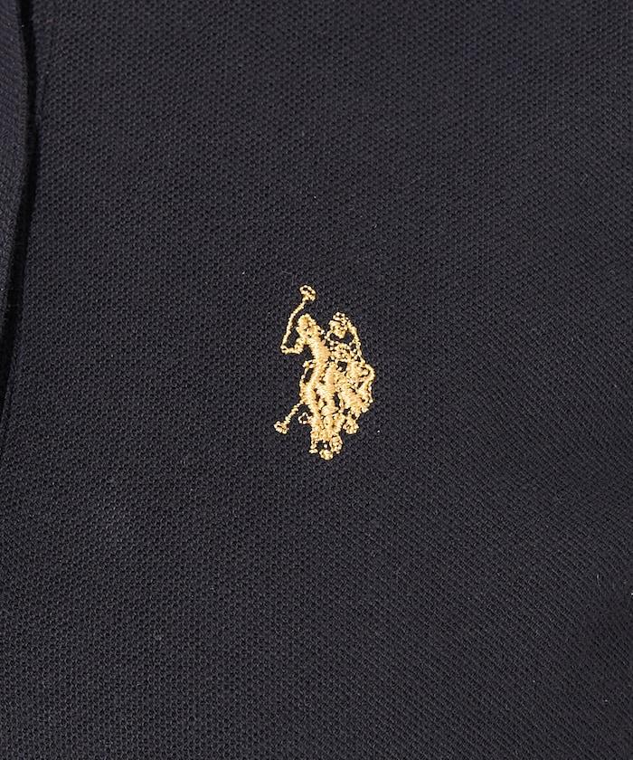 聯名 線條設計一點刺繡Polo衫