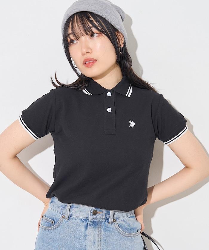 聯名 線條設計一點刺繡Polo衫