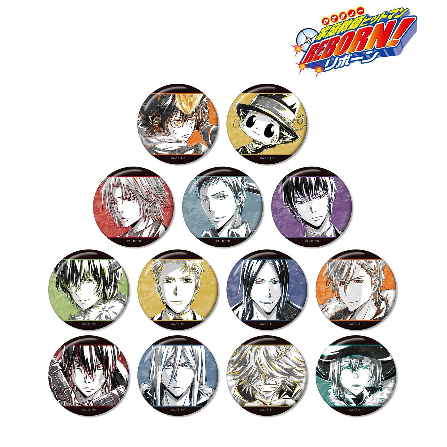 《家庭教師HITMAN REBORN!》_交易 Ani-Art 黑標 缶章【全套禮盒/13包裝】