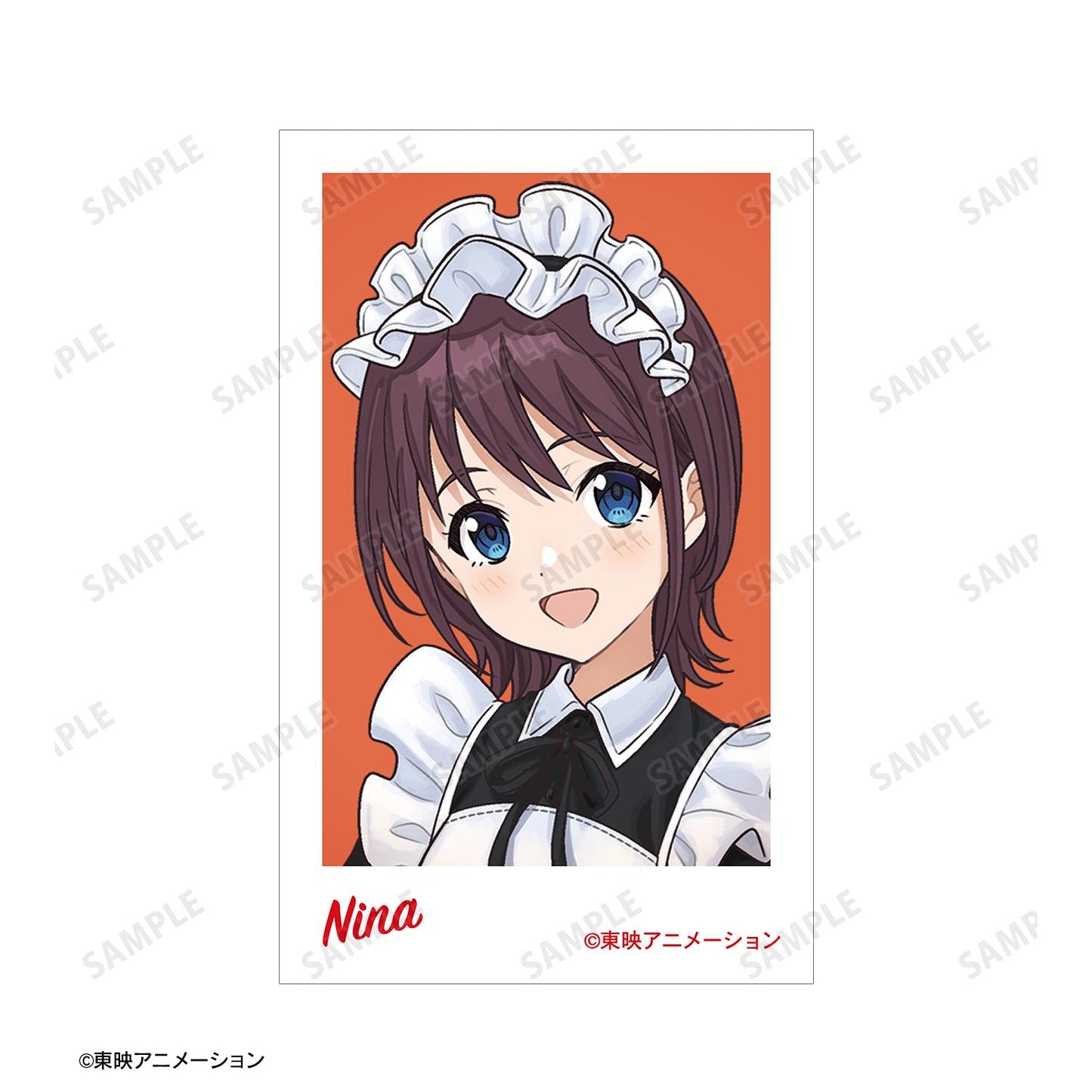 《哭泣少女樂隊》_描繪新作 井芹 仁菜 女僕風版 即時相機風插圖卡2張組合