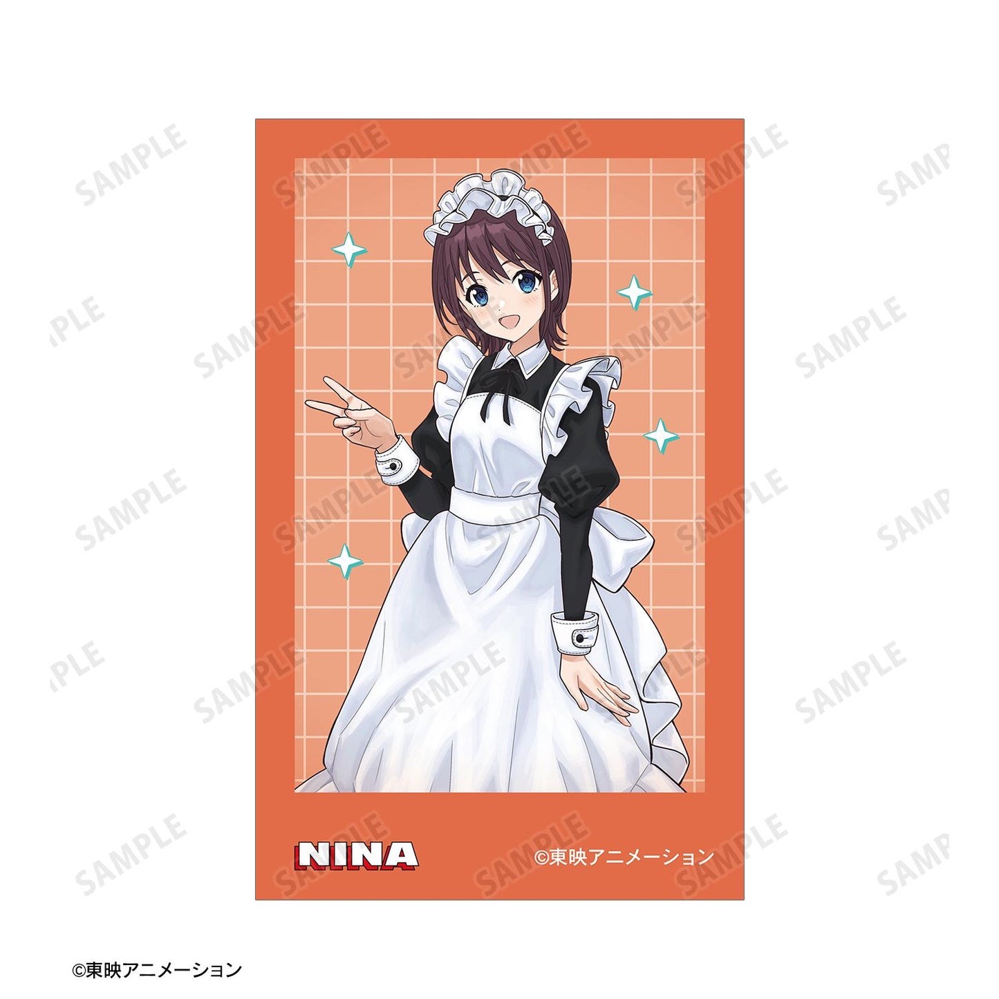 《哭泣少女樂隊》_描繪新作 井芹 仁菜 女僕風版 即時相機風插圖卡2張組合