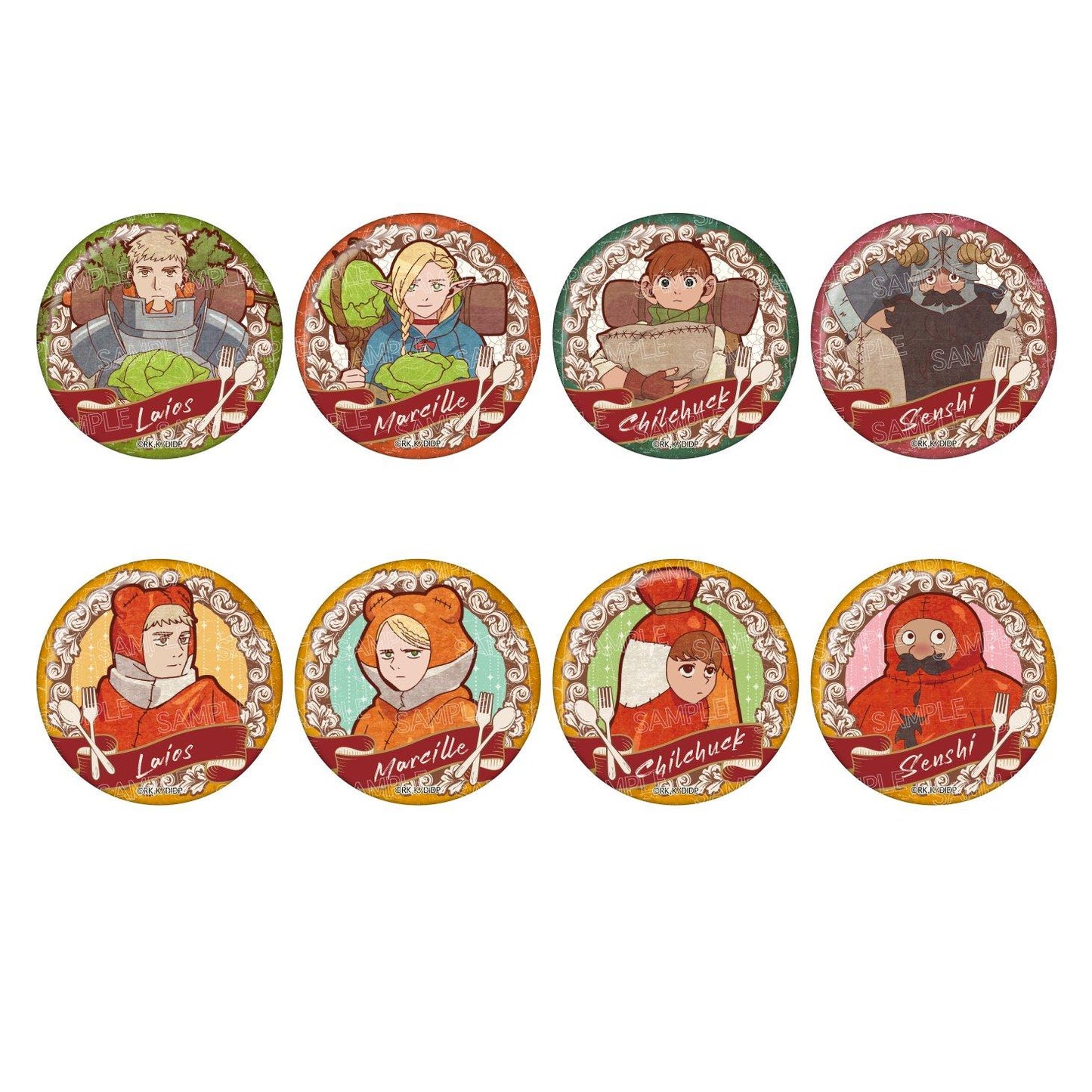 "迷宮飯" _復古系列 罐章vol.2 【整箱/8個裝】