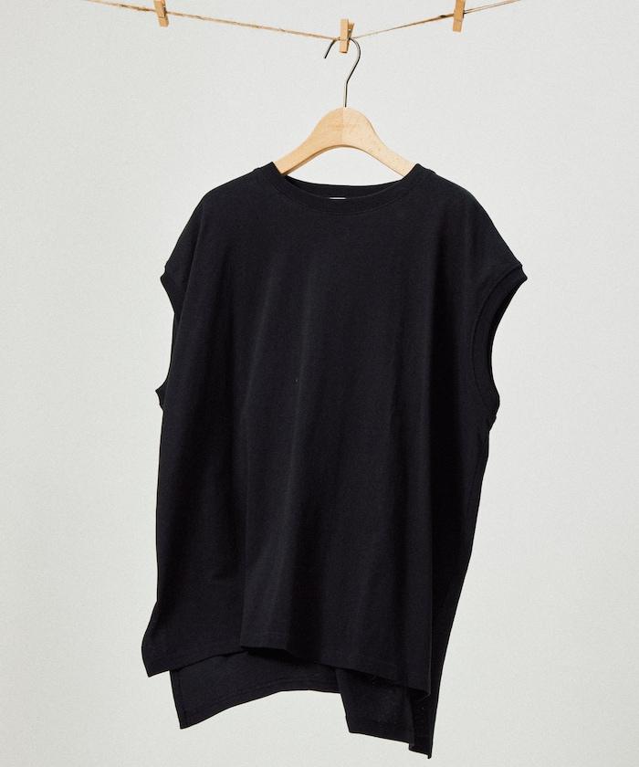 法式寬鬆袖長款上衣