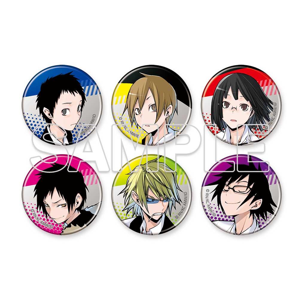 【原作20週年紀念】《無頭騎士異聞錄》×2_交易金屬罐徽章 動畫關鍵視覺版。