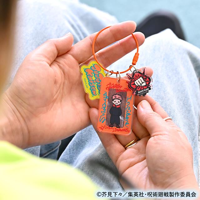 《呪術廻戦》_寶石飾品 亞克力鑰匙扣(虎杖悠仁)