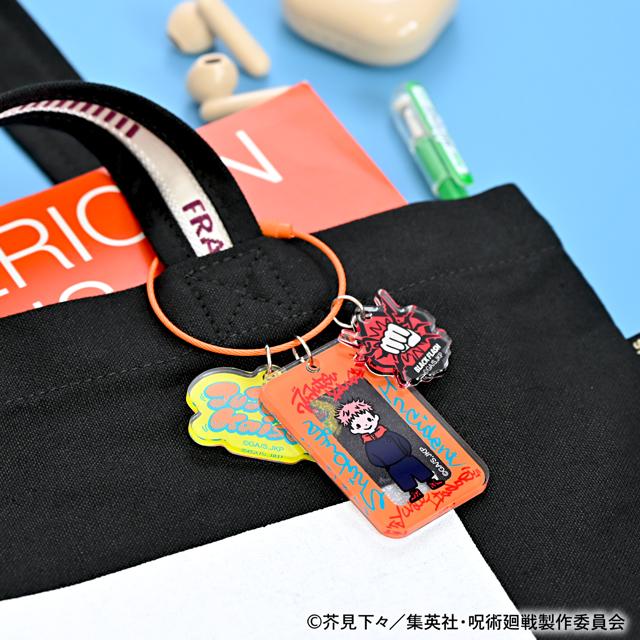 《呪術廻戦》_寶石飾品 亞克力鑰匙扣(虎杖悠仁)