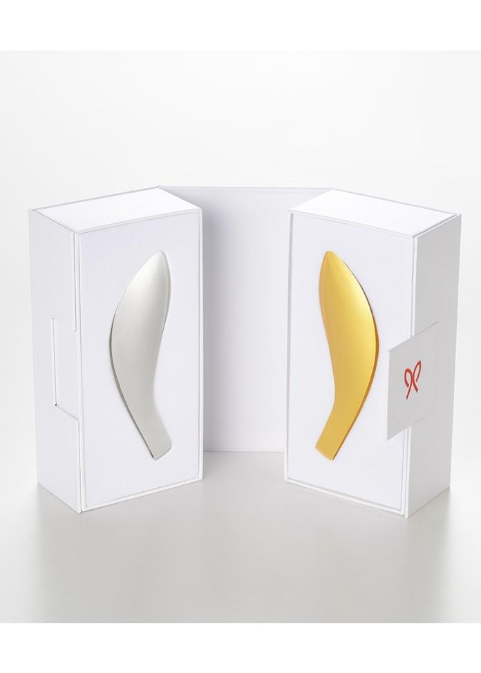 【慶祝禮品套裝】慶祝用夾子方形禮品盒 金色×銀色