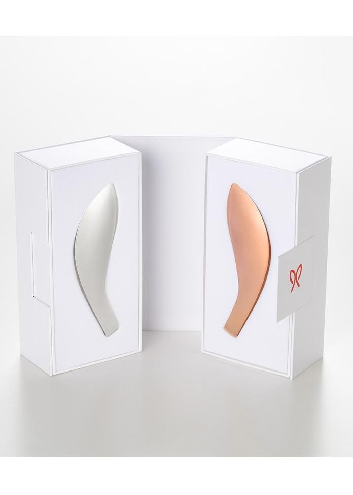 【慶祝禮品套裝】慶祝用夾子方形禮品盒 粉紅金×銀