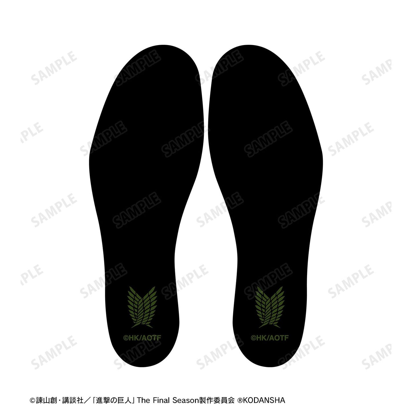 《進擊的巨人》- 調査兵団 長筒橡膠靴 男女同款尺寸/25.0cm