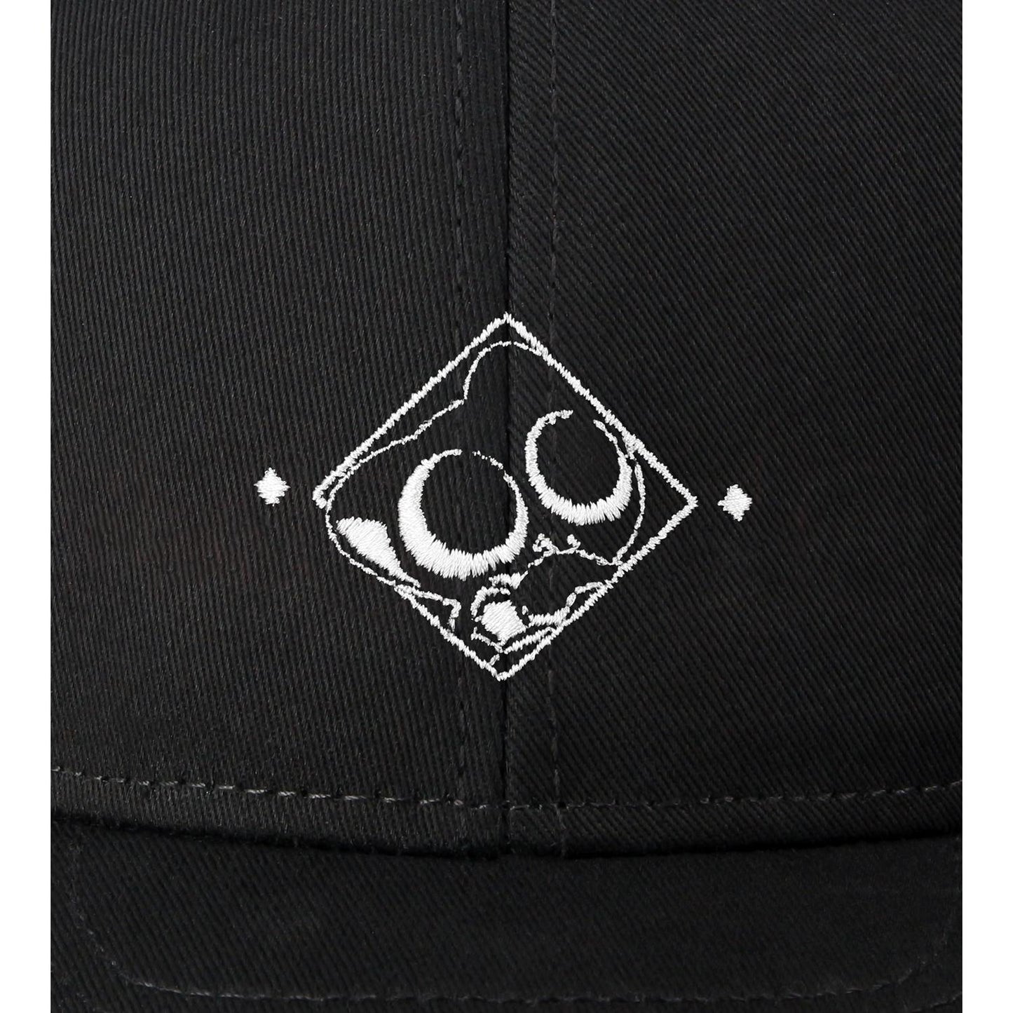 《羅小黑戰記》描繪插圖 小黑貓 A 喝茶版 刺繡帽