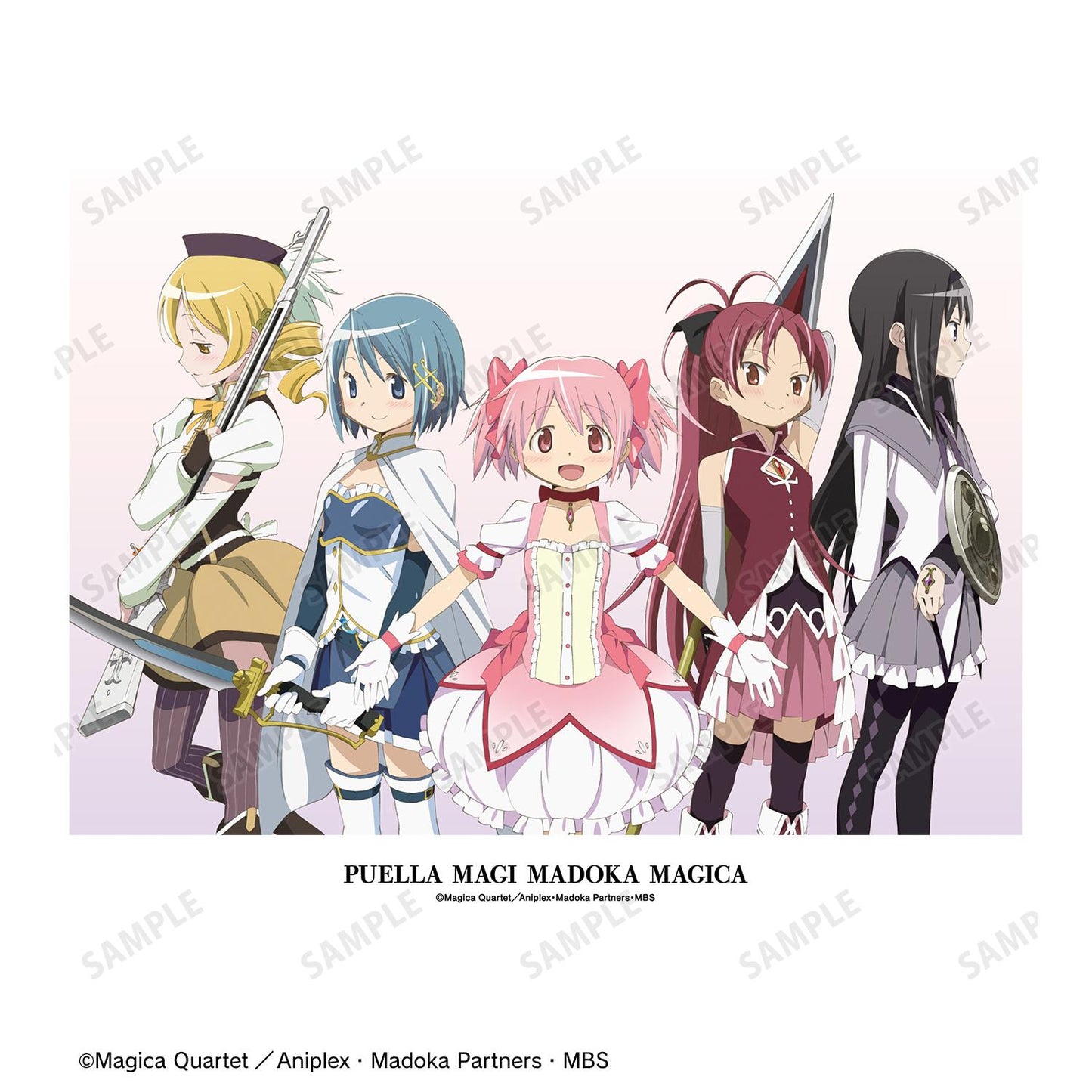《魔法少女小圓》- 魔法少女集合 帆布畫板