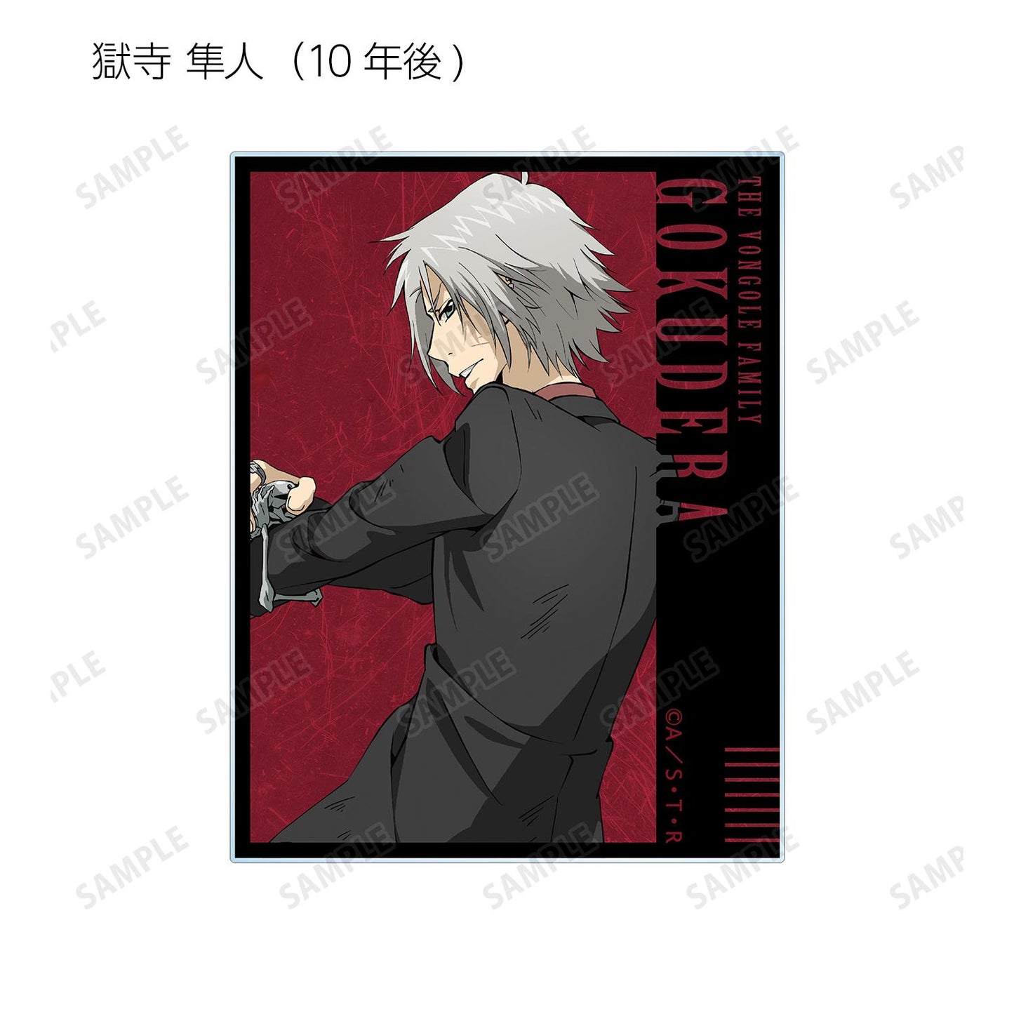 《家庭教師HITMAN REBORN!》-繪製插圖 戰鬥背影版 交易亞克力卡片(單位/單品)