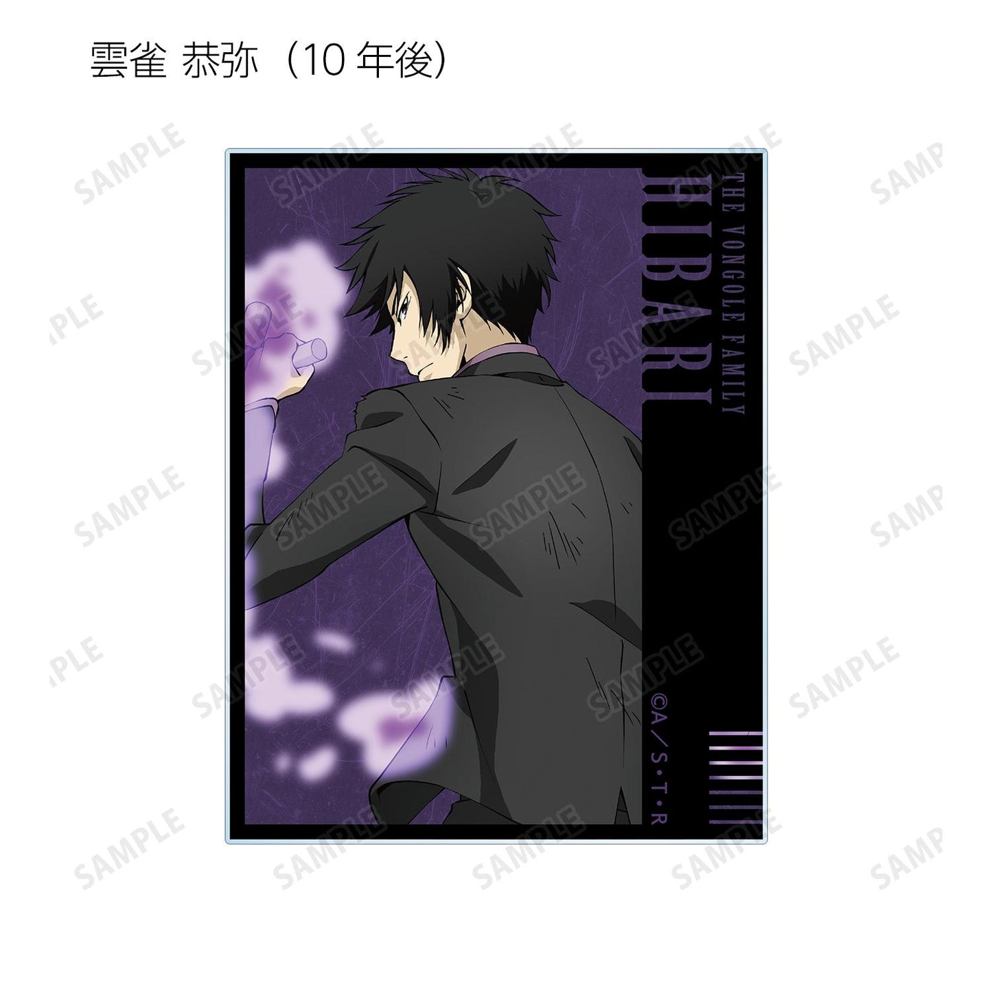 《家庭教師HITMAN REBORN!》-繪製插圖 戰鬥背影版 交易亞克力卡片(單位/單品)