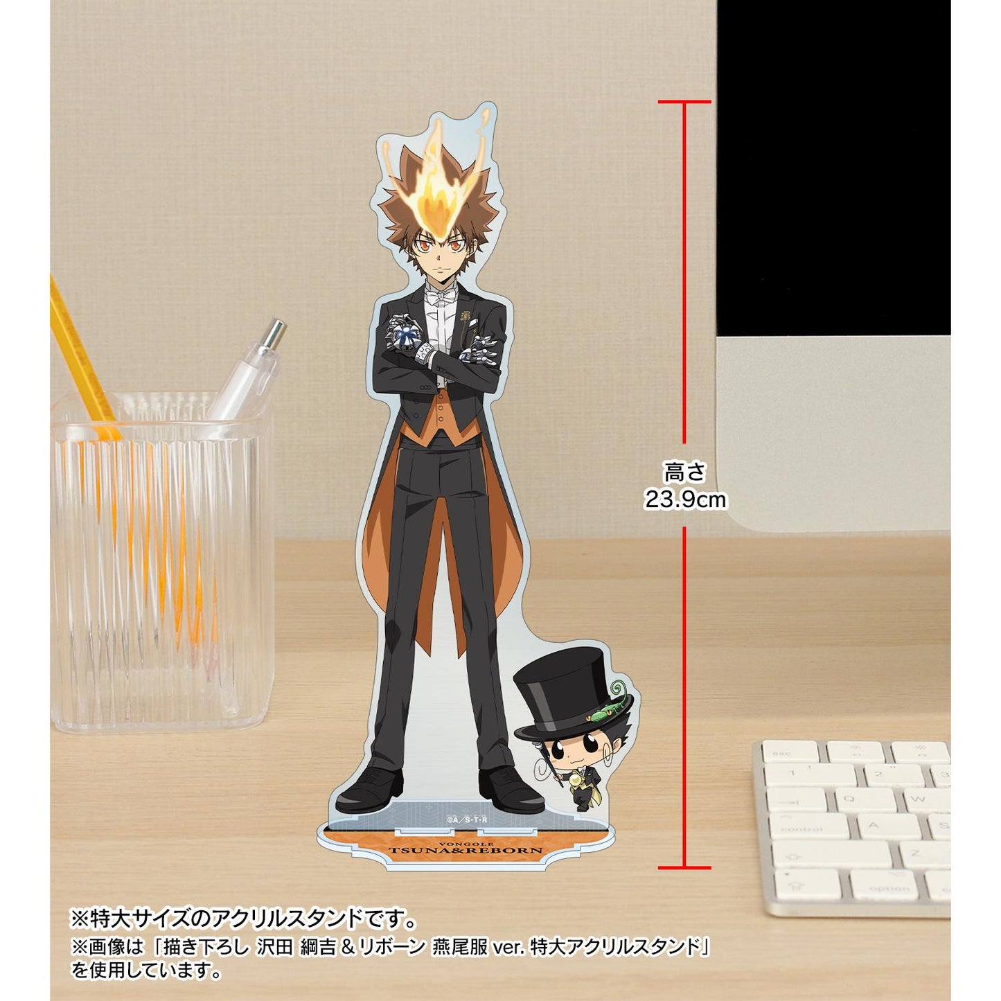《家庭教師HITMAN REBORN!》描繪 六道 骸 燕尾服版 特大亞克力立牌