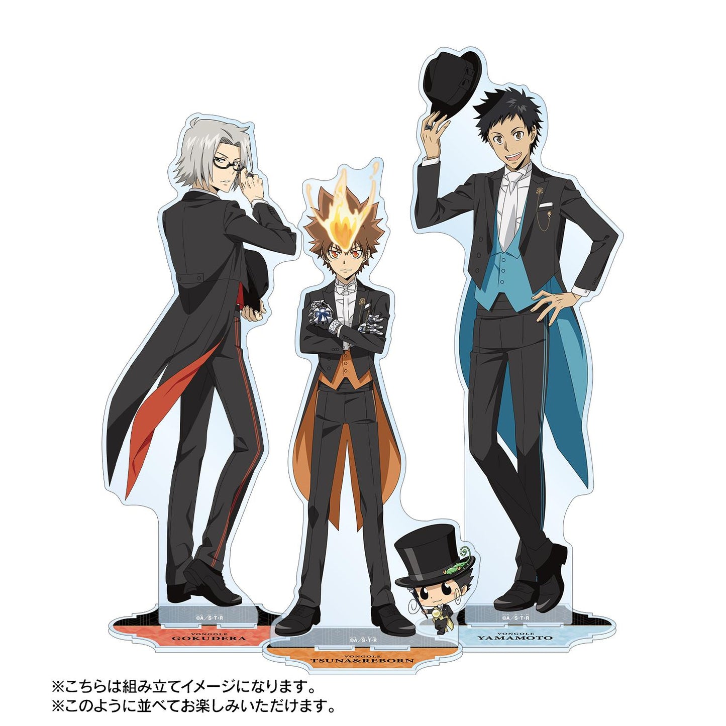 《家庭教師HITMAN REBORN!》描繪 六道 骸 燕尾服版 特大亞克力立牌
