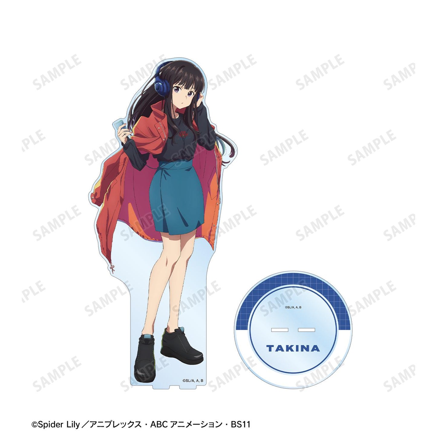 《莉可麗絲》描繪版 井之上多貴奈 私服版 特大亞克力立牌