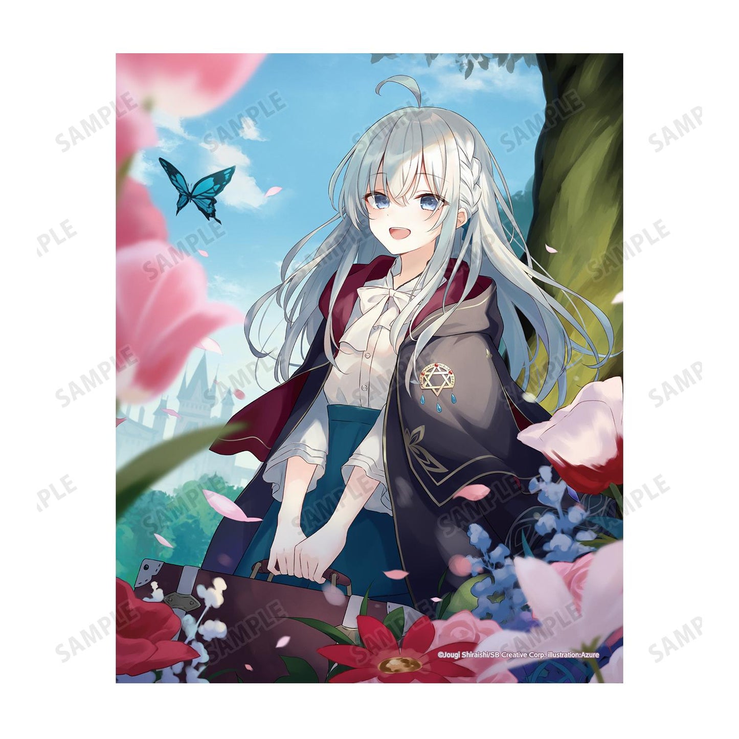 《魔女之旅》第16卷封面插圖 帆布畫板