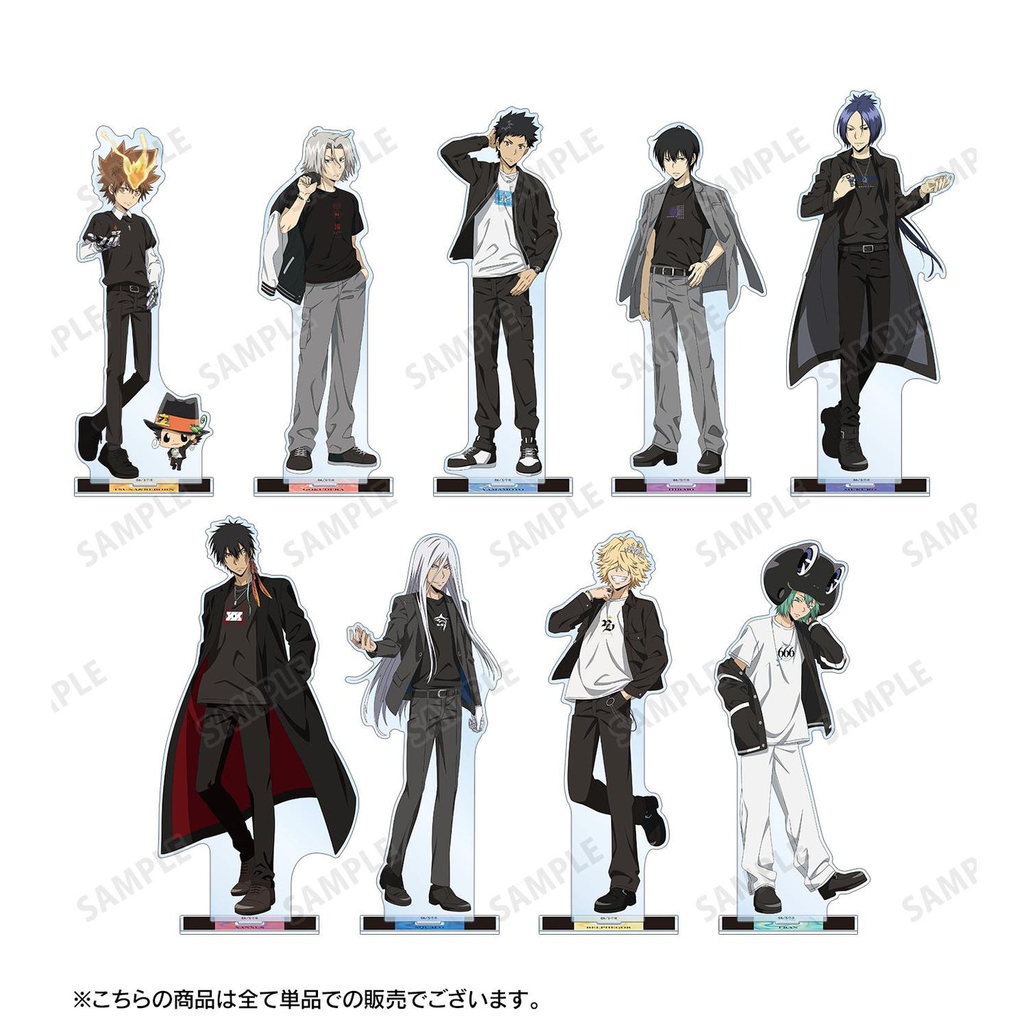 《家庭教師HITMAN REBORN!》描繪版 十年後 六道 骸 休閒裝特大亞克力立牌