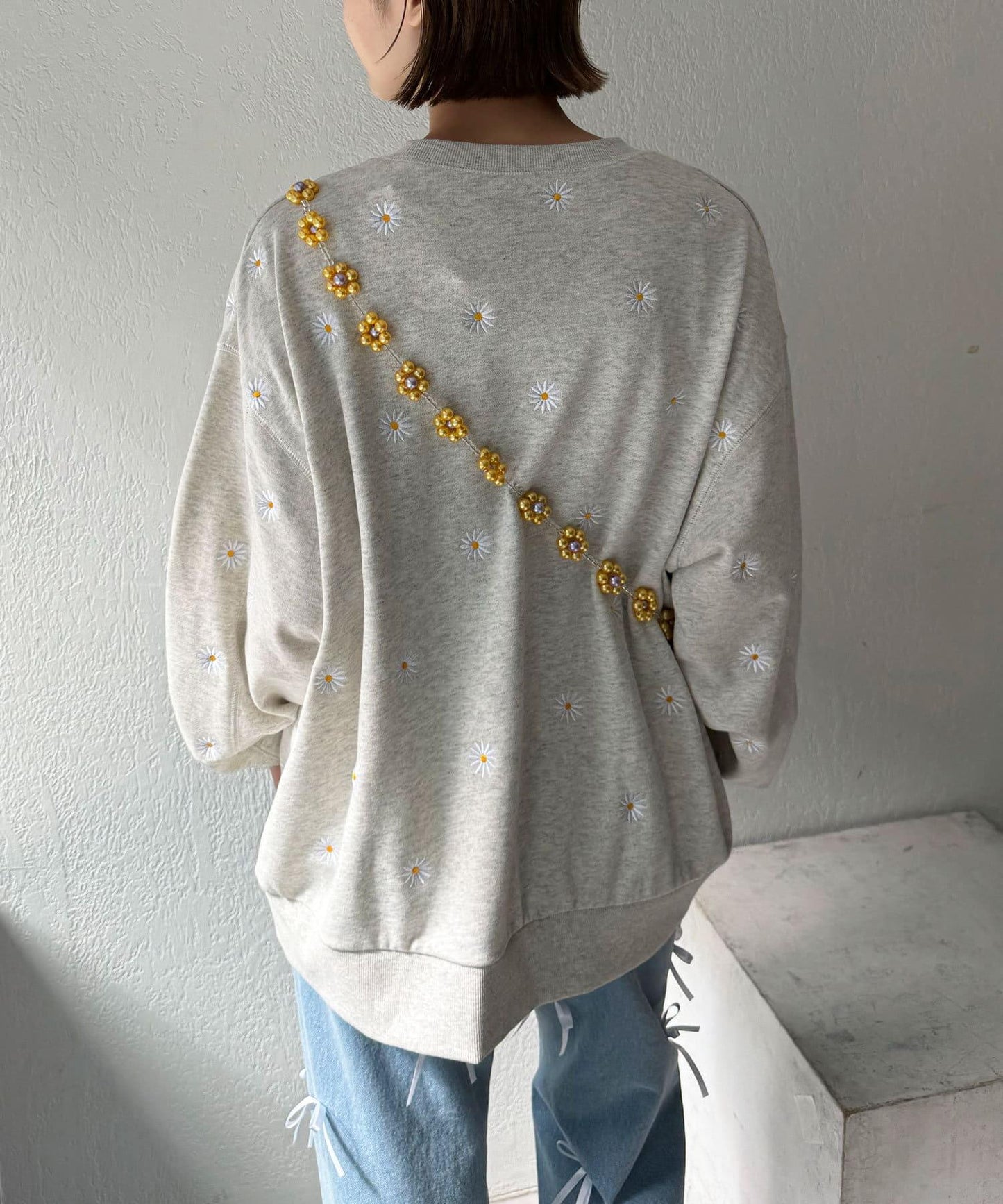 【2024AW】【HELLO.SANFRANCISCO/你好,舊金山】花朵珠寶手機斜挎包