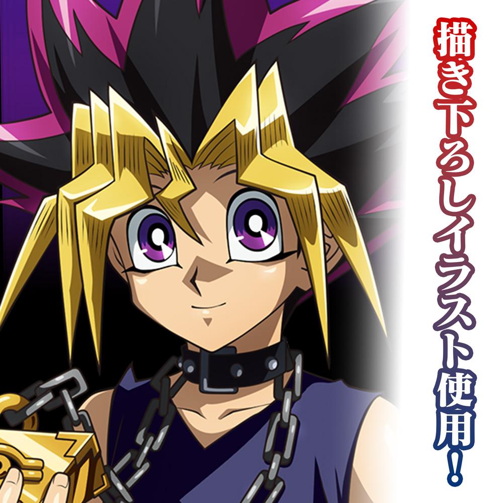 遊☆戲☆王決鬥怪獸_描繪下來 武藤遊戲 65mm罐章 休閒模式的決鬥者Ver.