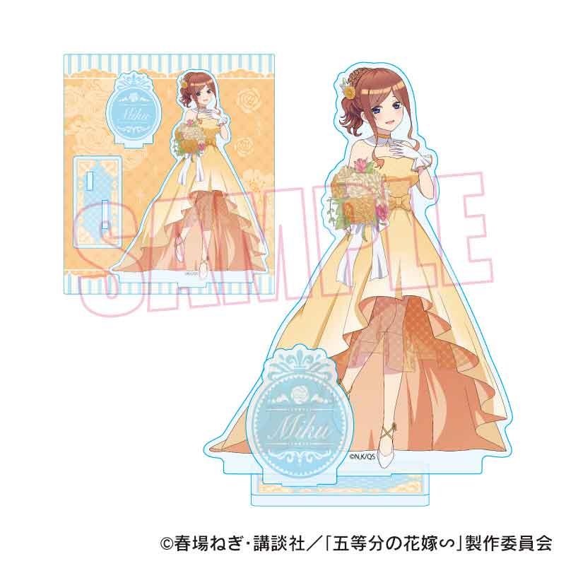 《五等分的新娘》∽_亞克力支架 中野 三玖 橙色版。