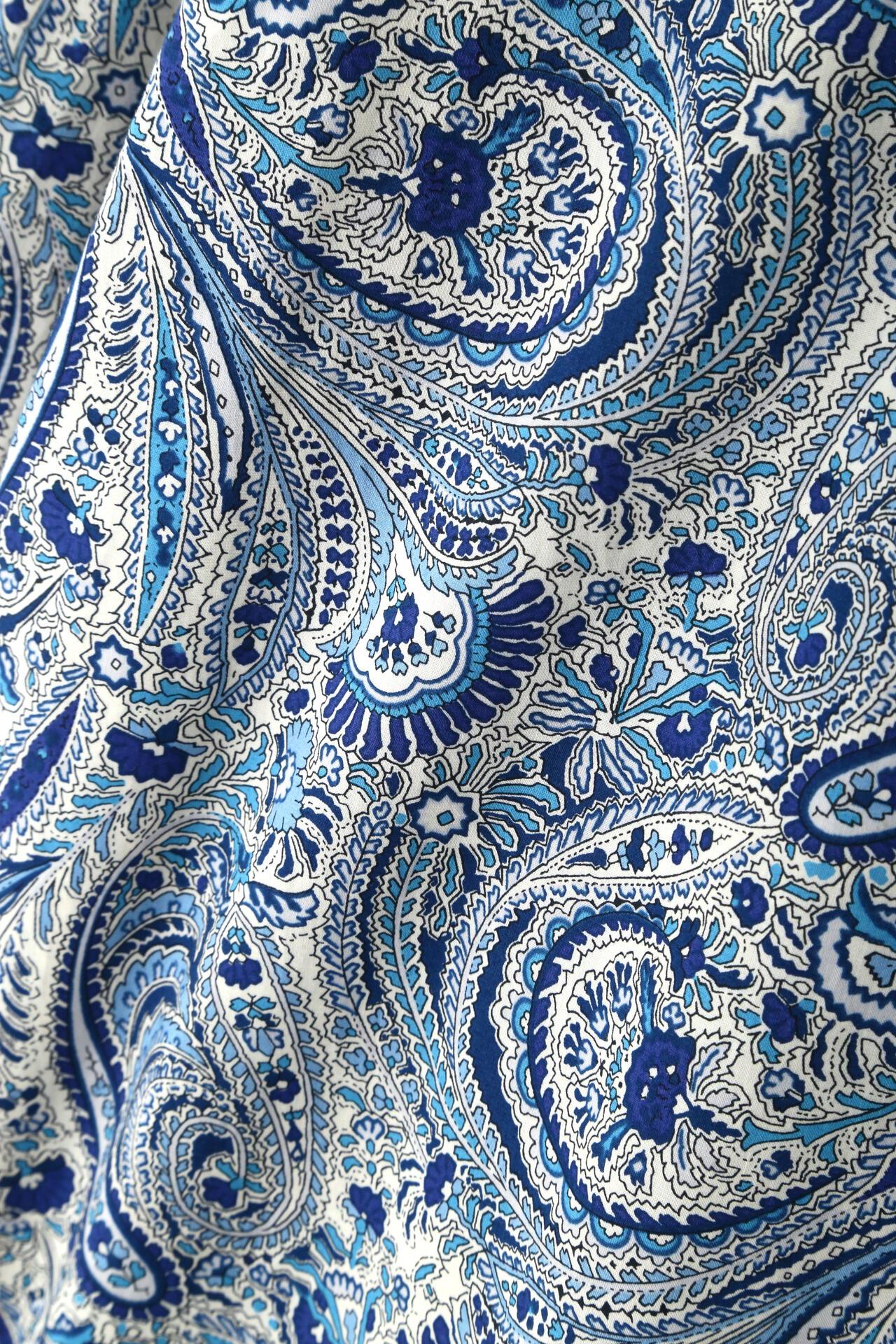 自由花紋修身PT襯衫