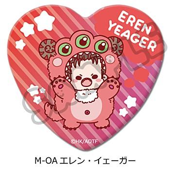 《進擊的巨人》最終季 第11彈 心形罐徽章 M-OA 艾倫
