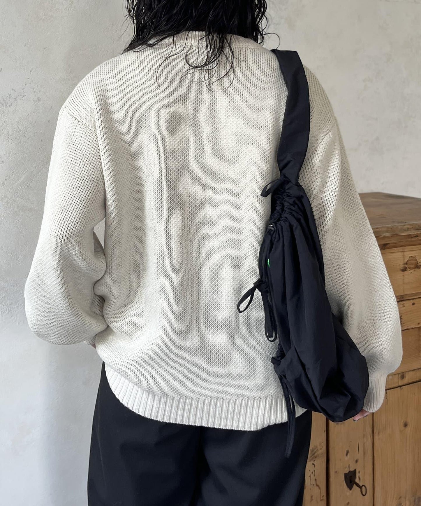 混色提花針織衫