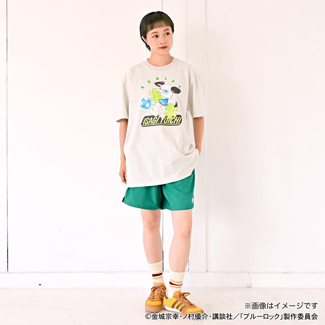 《藍色監獄》與Ms LUTRA合作 寬鬆T恤藍色 世一