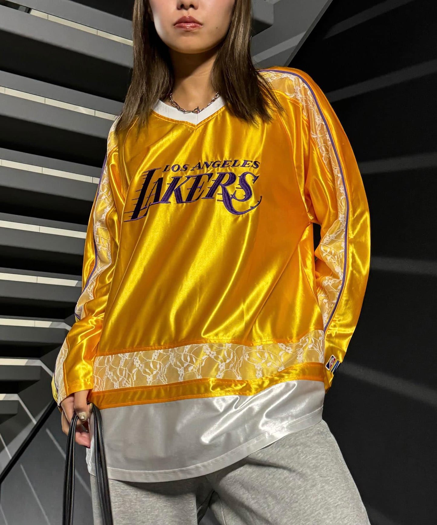 【NBA/籃球協會】特別版蕾絲拼接套頭衫