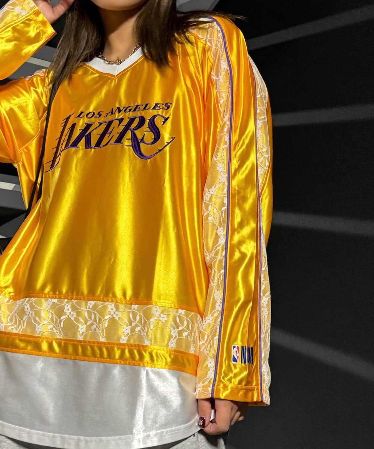 【NBA/籃球協會】特別版蕾絲拼接套頭衫