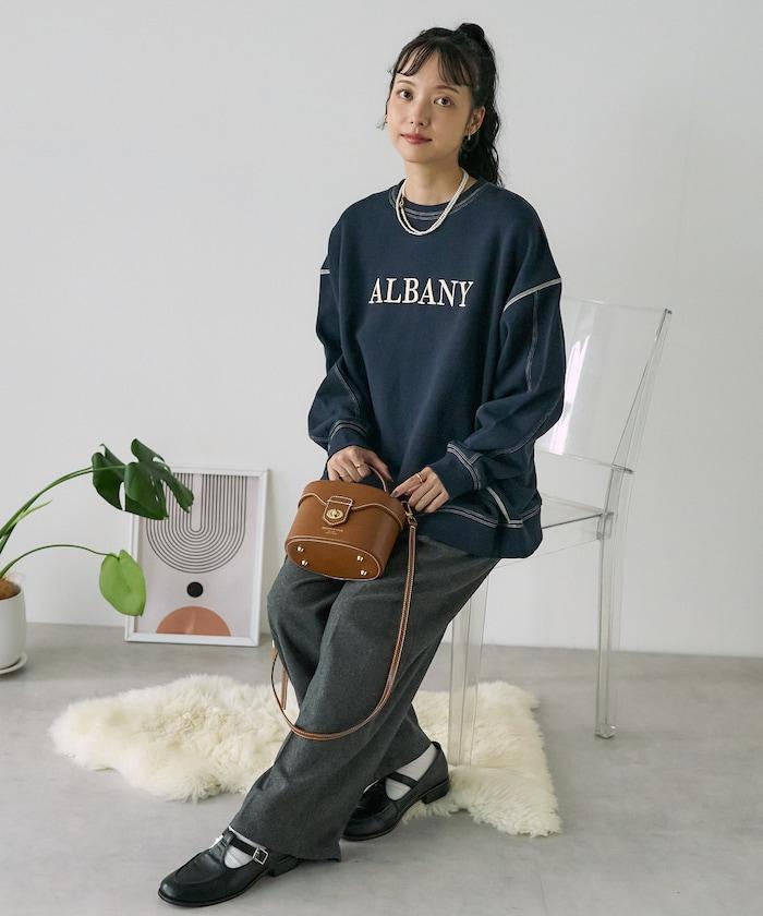 配色拼接 刺繡衛衣