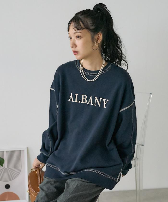 配色拼接 刺繡衛衣