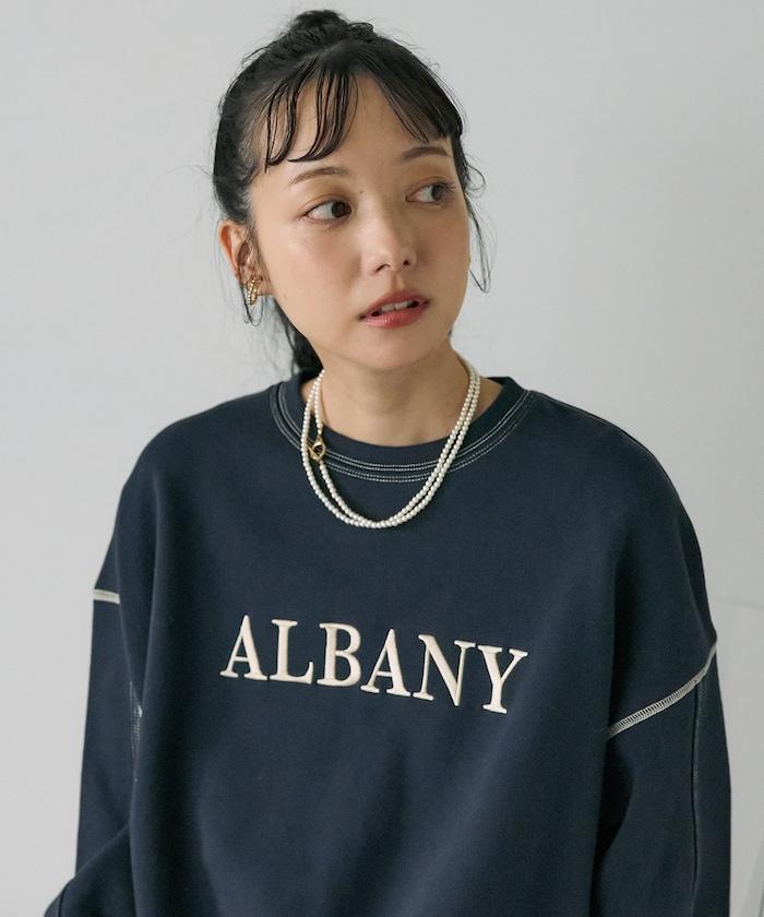 配色拼接 刺繡衛衣