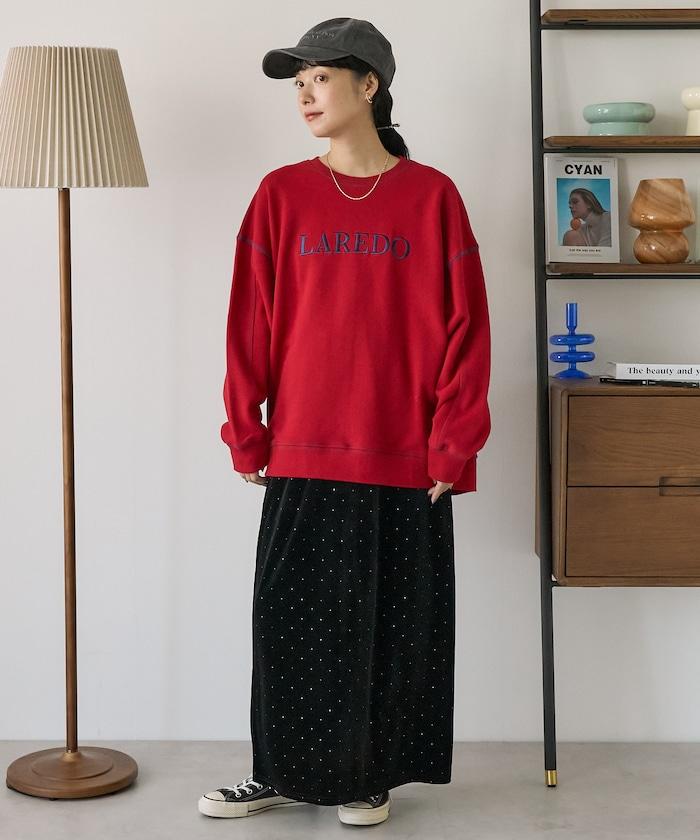 配色拼接 刺繡衛衣
