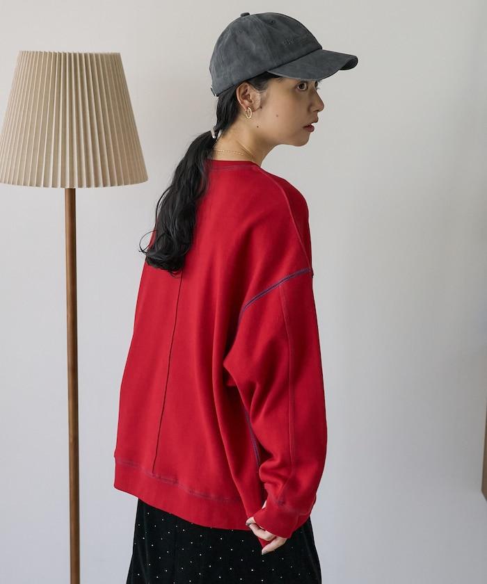 配色拼接 刺繡衛衣
